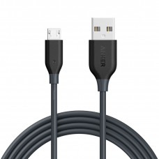 Anker Powerline Micro USB 6FT Gray