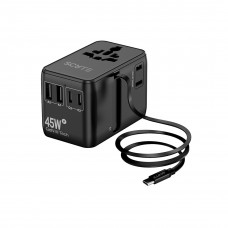 Scute STA11 World Travel Adapter 45W With Cable