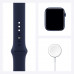 Apple Watch Series 6 GPS, 44mm Blue Aluminum Case with Deep Navy Sport Band