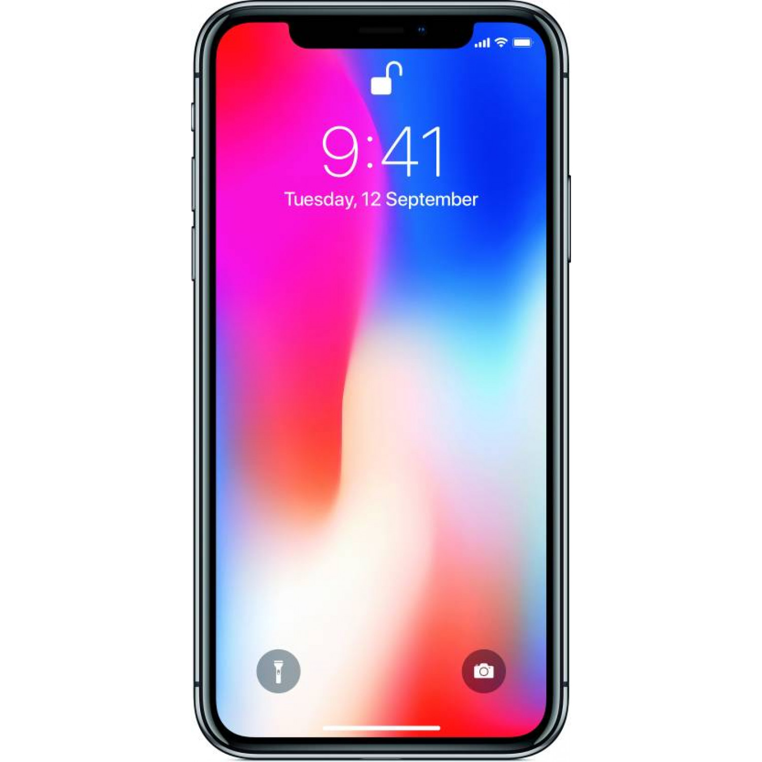 APPLE iPHONE X,256GB-SPACE GRAY WITHFACETIME CERTIFIED PRE-OWNED
